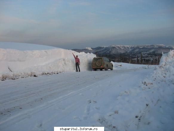 asta hotie sau 2008acolo existau pentru zile ... saptamani speriam zapada jumate metru, opream doar