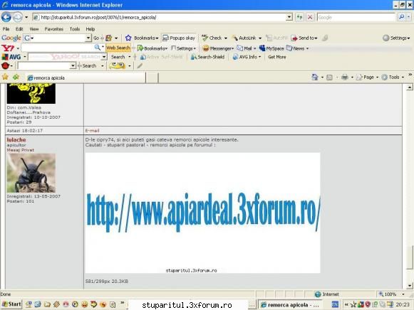 d-le cipry74, aveti si aici un din cadrul topicului pe care l-ati deschis a fost stearsa. mi se pare