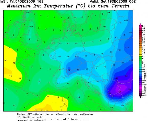 vremea pare dupa dec. vine iarna, dupa cum arata prognoza gfs pentru europa adeveri sau ramane