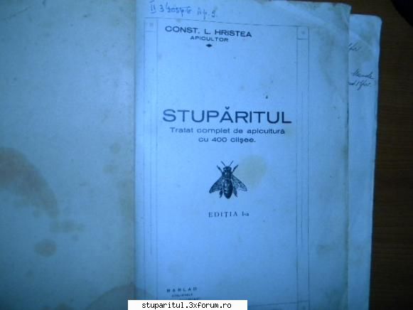 cautarea unui titlu pt. tot sunt intr-o pasa buna sa-ti prezint din stuparitul hristea.