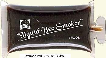fumul lichid? fumul lichid fost popular ultimii ani, aceasta calmeaza albinele foarte eficient. este