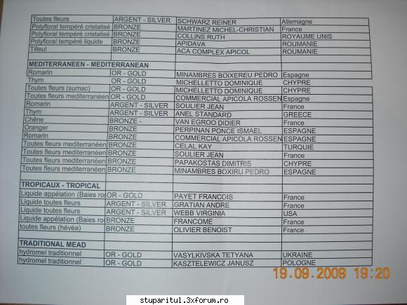 ACA medaliata la Congresul Apimondia 2009 - am sa refac celelalte pagini - ASOCIATIA CRESCATORILOR DE ALBINE