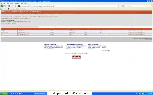 Apicultorul şi furtişagul - forumul permite sa vedem IP-urile de - PAGINA APICULTORULUI INCEPATOR