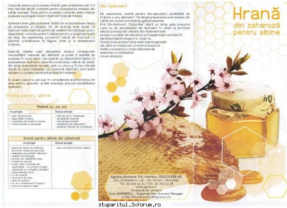 Apifonda - Si acum a doua fata (verso-ul) - HRANIREA ARTIFICIALA