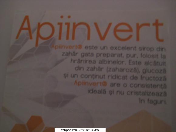 Apiinvert - Imi pare rau ca nu am putut sa va raspund mai - HRANIREA ARTIFICIALA