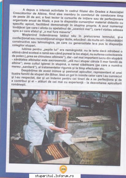 "Batranii apiculturii" - Sal'tare! Am postat aici, pentru ca nu am gasit - REZERVAT MEMBRILOR "STUPARITUL"