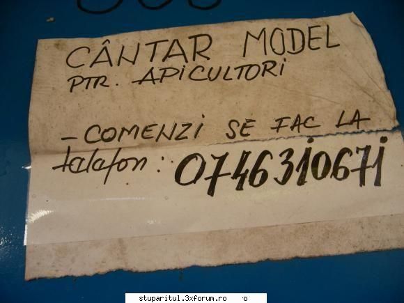 Cantar pentru apicultura - Spuneam mai sus ca mai gasisem undeva ceva despre - ECHIPAMENTE SI UTILAJE APICOLE