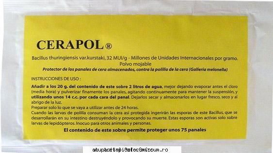 Cerapol - Cerapol continut 20g Suficient pentru tratartea a - BOLI SI DAUNATORI - TRATAMENTE