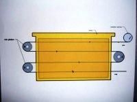 Dispozitiv pentru insarmarea ramelor - schema de constructzie - ECHIPAMENTE SI UTILAJE APICOLE