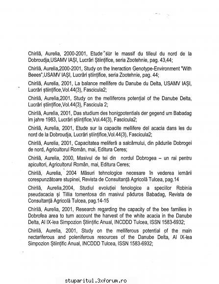 Documente Doamna chirila - pupemea - ASOCIATIA CRESCATORILOR DE ALBINE
