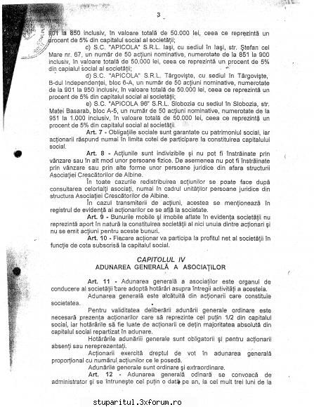 Documente Doamna chirila - pupemea - ASOCIATIA CRESCATORILOR DE ALBINE