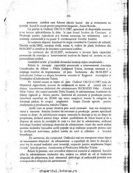 Documente Doamna chirila - pupemea - ASOCIATIA CRESCATORILOR DE ALBINE