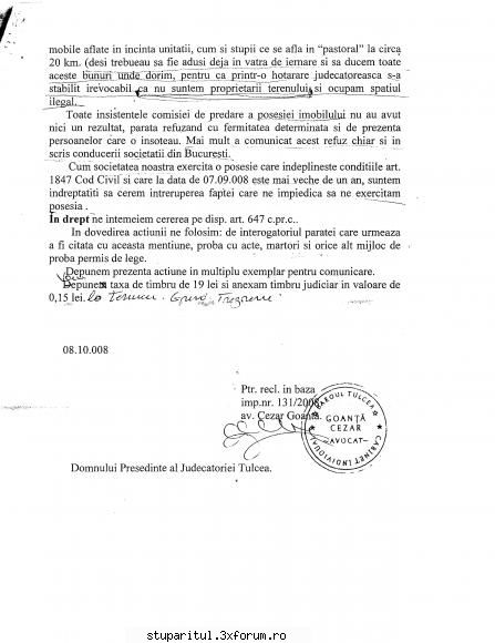 Documente Doamna chirila - pupemea - ASOCIATIA CRESCATORILOR DE ALBINE