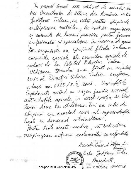 Documente Doamna chirila - pupemea - ASOCIATIA CRESCATORILOR DE ALBINE