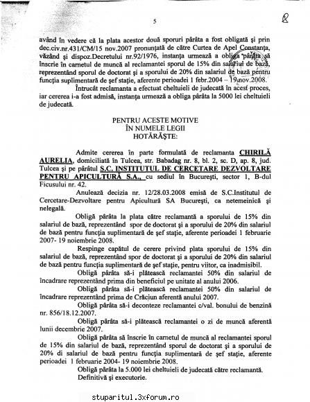 Documente Doamna chirila - pupemea - ASOCIATIA CRESCATORILOR DE ALBINE