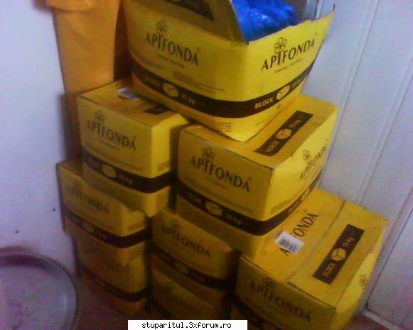 Hranirea albinelor cu alimentatoare montate pe spatele stupilor - Am facut aprovizionar - HRANIREA ARTIFICIALA