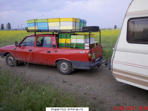 Pe langa Piatra Neamt - Pregatit de a iesi din lanul de rapita spre - POZE
