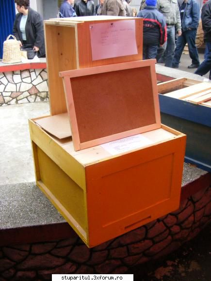 Poze targul Faget 2008 - Stup pavilionar din lemn si pfl_1 - POZE