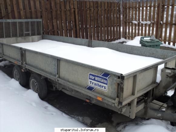 Remorca pe arcuri sau bara de torsiune - cea de 3,5t, asteapta primavara ca - ECHIPAMENTE SI UTILAJE APICOLE