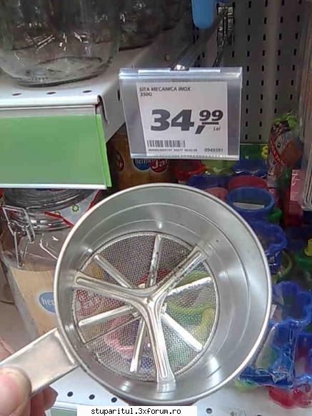 Sita mecanica din Inox pentru zahar pudra - Iata ca am gasit o scula - BOLI SI DAUNATORI - TRATAMENTE