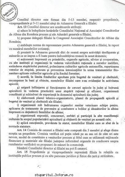 Statut ACA - Filiala judeteana Dolj - jean - ASOCIATIA CRESCATORILOR DE ALBINE