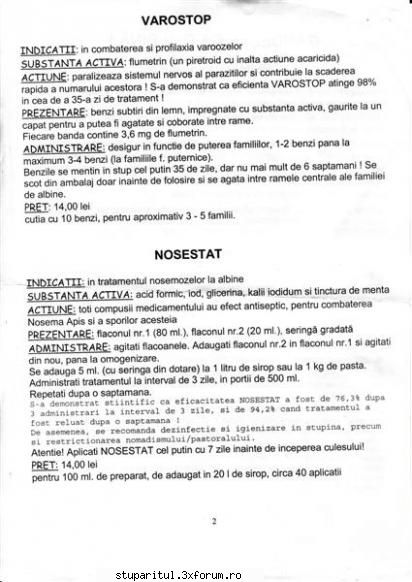 Stimulent pentru ouat,o fi bun?????? - Altele; pentru varooza si nosemoza - BOLI SI DAUNATORI - TRATAMENTE