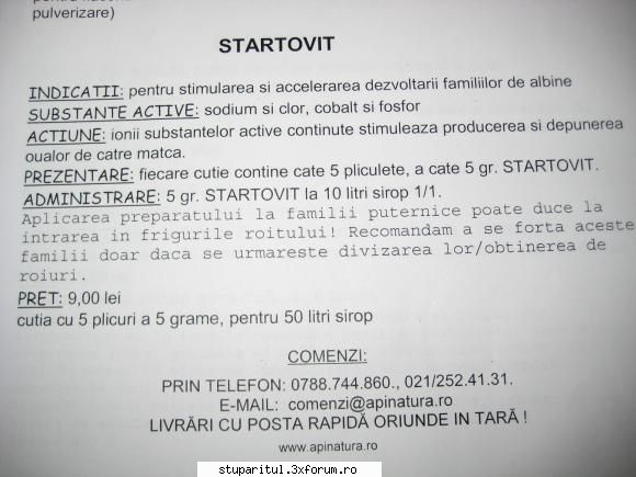 Stimulent pentru ouat,o fi bun?????? - Vad ca domnul Gicacontra intarzie cu - BOLI SI DAUNATORI - TRATAMENTE