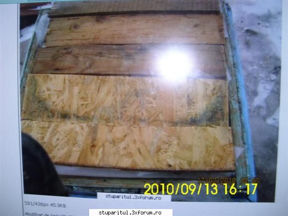 stupi din osb Şi stupi dadant 15-16 rame, anul trecut. izolare folosesc doar vara pentru