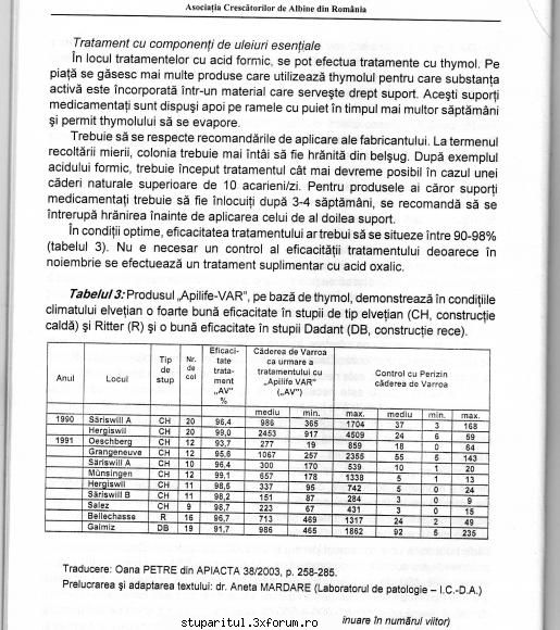 Tratament cu BeeVital - gica - BOLI SI DAUNATORI - TRATAMENTE