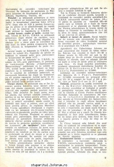 Tratament cu acid oxalic - gica - BOLI SI DAUNATORI - TRATAMENTE