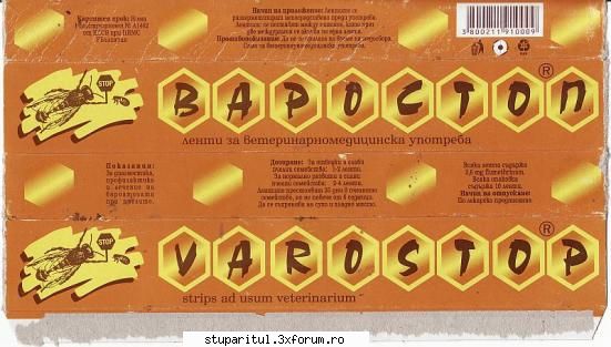 Un flagel Varroa Iacobsoni - eu folosesc acest produs de la vecinii nostri - BOLI SI DAUNATORI - TRATAMENTE