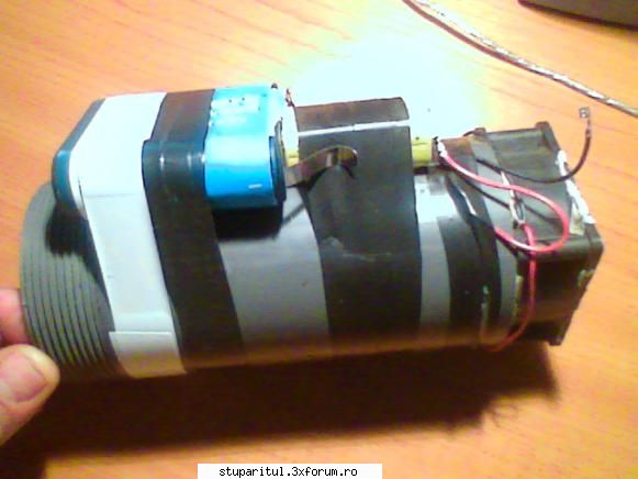 Varojet artizanal - partea cu motorul - ECHIPAMENTE SI UTILAJE APICOLE