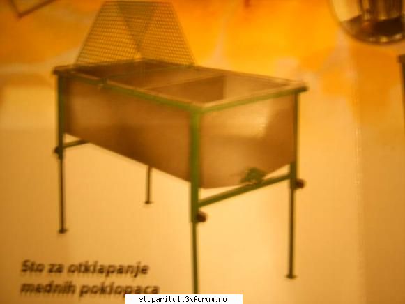 banc de descapacit - Este foarte util mai ales cind ai foarte multa - ECHIPAMENTE SI UTILAJE APICOLE