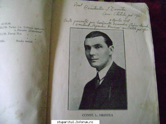 carti despre apicultura - fotografia autorului la 1935 - PAGINA APICULTORULUI INCEPATOR