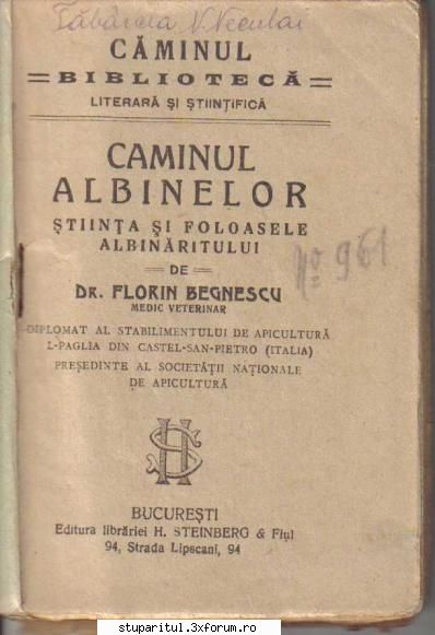 carti despre apicultura - letuvio - PAGINA APICULTORULUI INCEPATOR