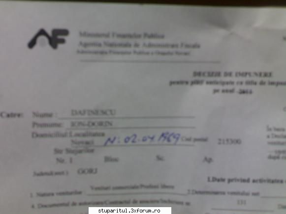 contabilitate PFA (masura 141 si nu numai) - leatule daca ai fost la fisc shi ai - DISCUTII APICOLE DIVERSE