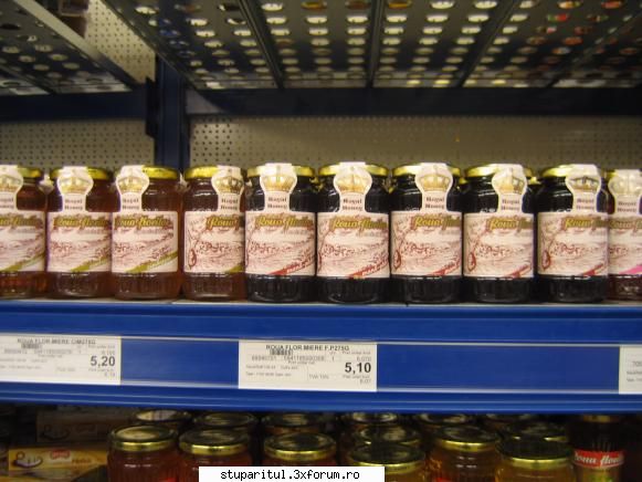 despre mierea din comert... - 5,10 RON fara TVA borcanelul de 250 gr - PRODUSELE ALBINELOR