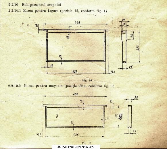 dimensiunile ramelor(STASS-uri)in Romania si in lume - Dimensiunile ramelor p - ECHIPAMENTE SI UTILAJE APICOLE