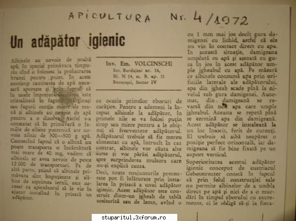 stupina incalzita electric - Un adapator igienic....articol din revista - REZERVAT MEMBRILOR "STUPARITUL"