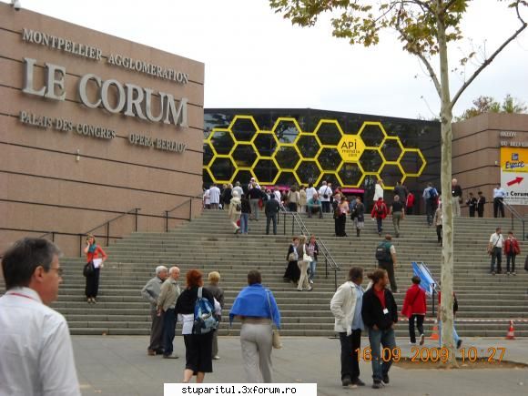 targ Apimondia 2009 - Intrarea la Corum - Montpellier - CALENDAR APICOL - EVENIMENTE APICOLE